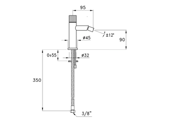 SIRIUS - Countertop bidet mixer by RUBINETTERIE STELLA - view 3